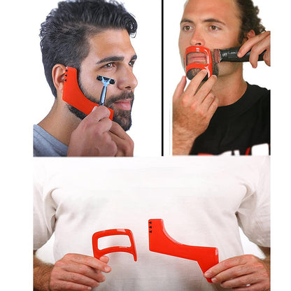 Beard Combs Hair Trimmers Plastic Men Beard Shaping