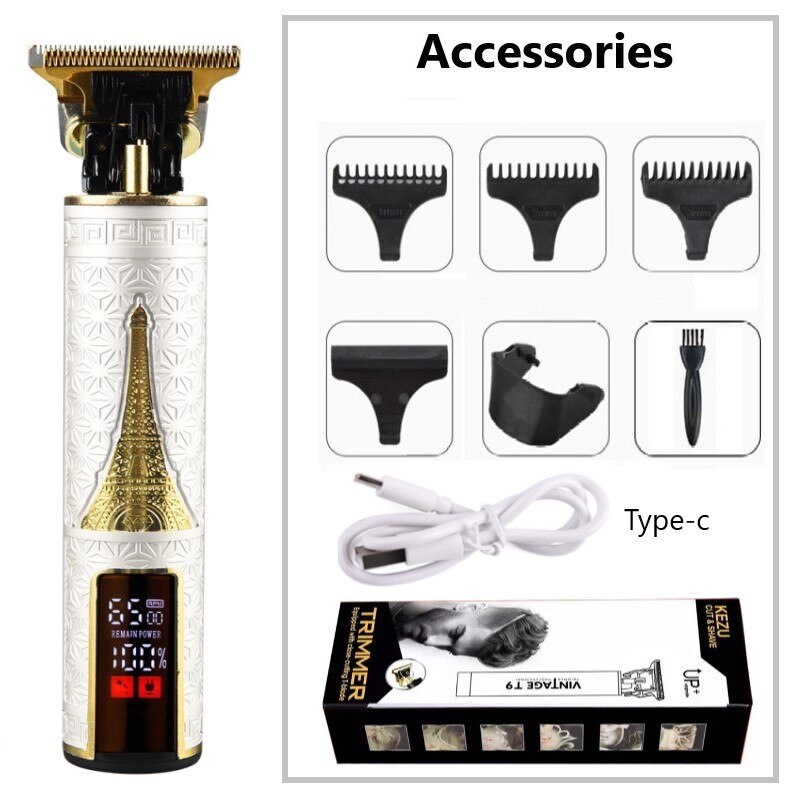 New Electric Hair Clipper Waterproof Beard Trimmer