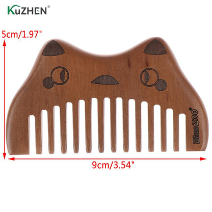 Portable Pocket Natural Wooden Combs