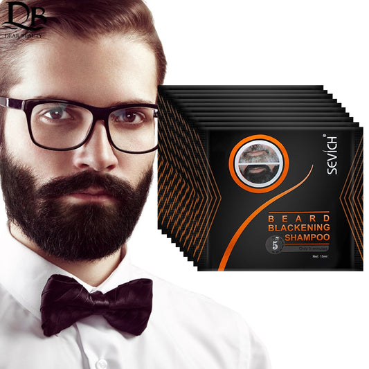Efficient Blackening Beard Coloring Nourishing Beard