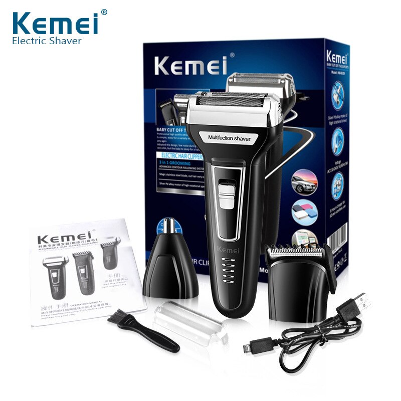 3In1 kit Electric Shaver Beard Trimmer