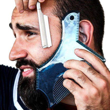 Men Beard Shaping Trimming Shaper Template