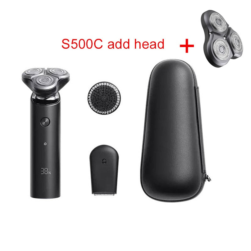 Electric Shaver Razor Men Beard 3D Head Dry Wet