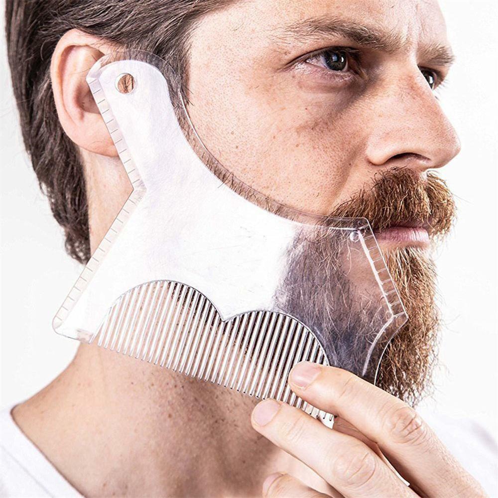 New Fashion Men Beard Shaping Styling Template Comb