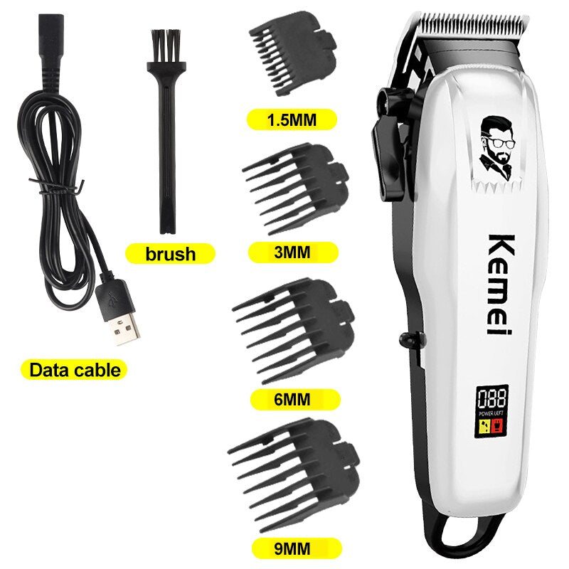 KM-PG809A Electric Hair Clipper Cordless Men's Trimmer