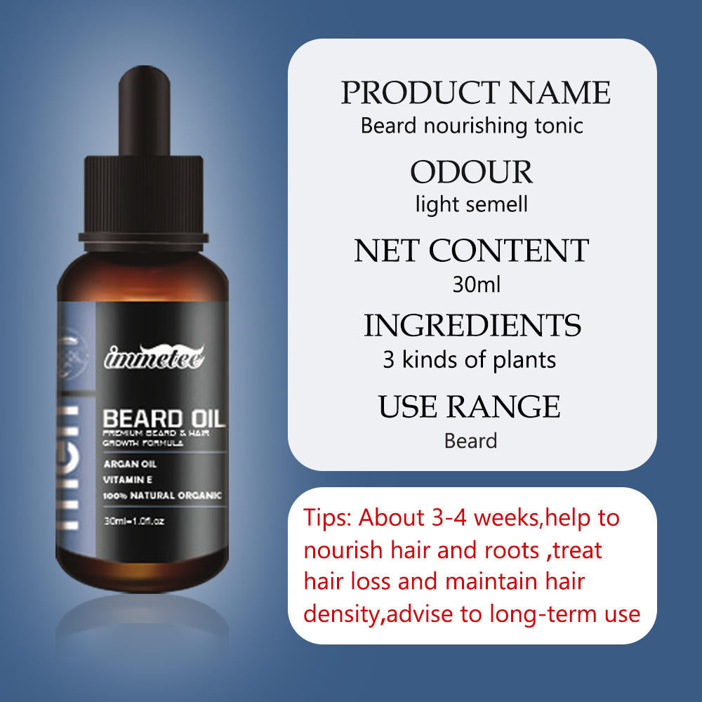 Beard Growth Essential Oil 100% Natural Beard Growth