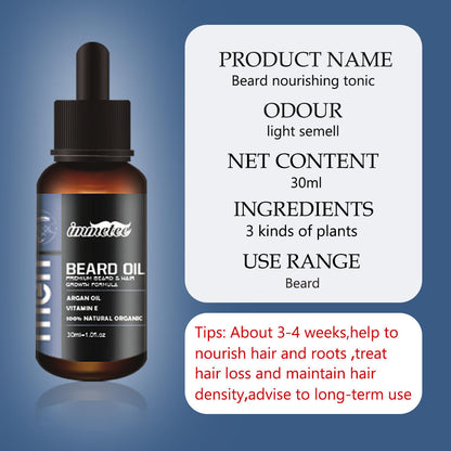 Beard Growth Essential Oil 100% Natural Beard Growth