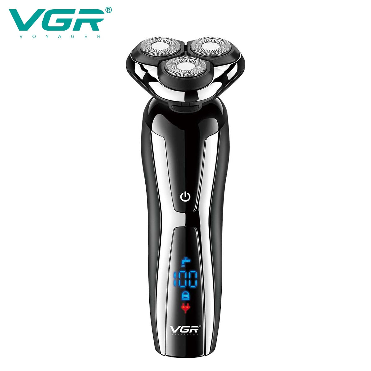 VGR wet dry electric shaver for men rotary beard