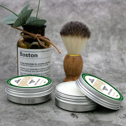 Mint Scented Men's Shaving Soap Badger Hair Beard