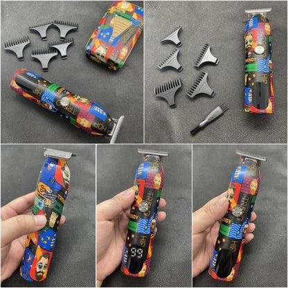 Hair Clipper Rechargeable Graffiti Electric