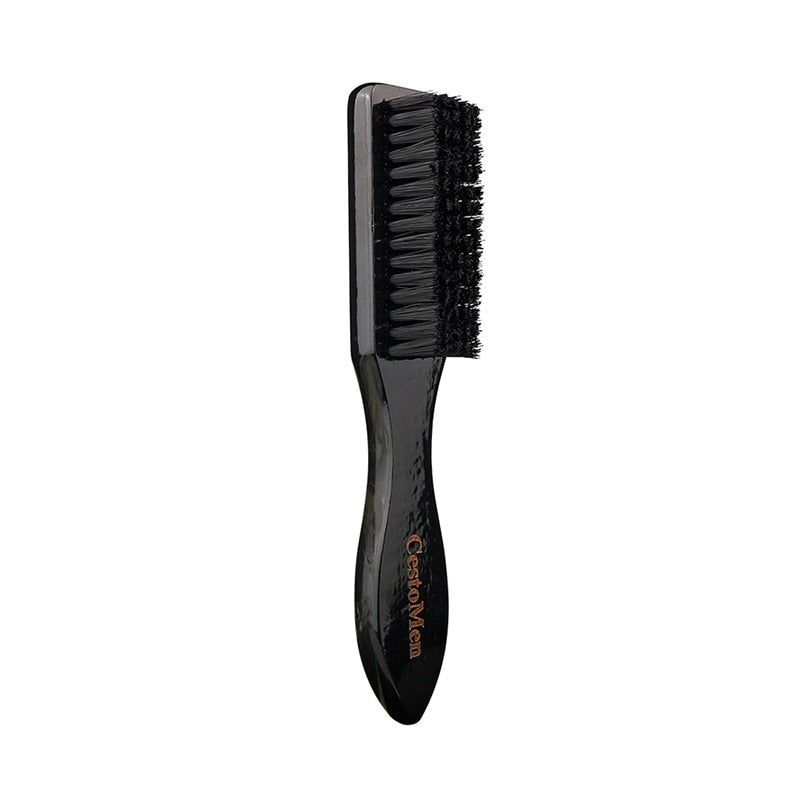 Professional Soft Boar Bristle Wood Beard Brush