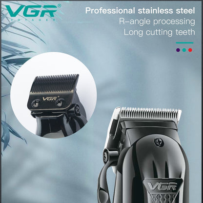 VGR Hair Clipper Professional Hair Cutting Machine Hair Trimmer Cordless