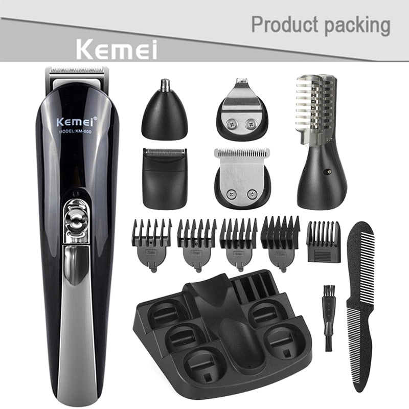 Kemei Hair Trimmer Electric Clipper Beauty Kit