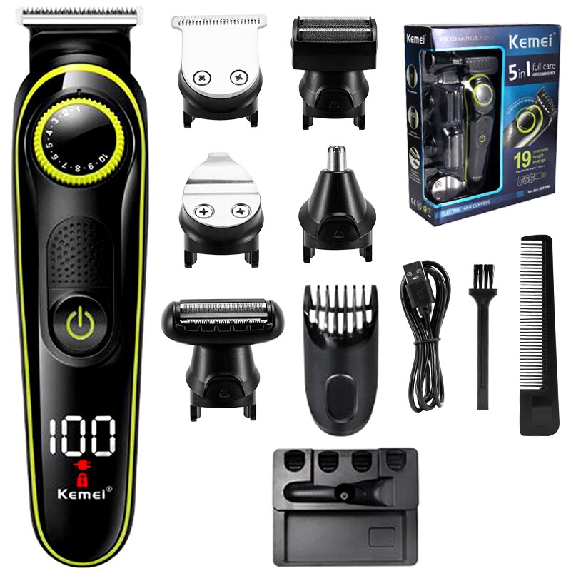 Electric Hair Clipper Trimmer for Men