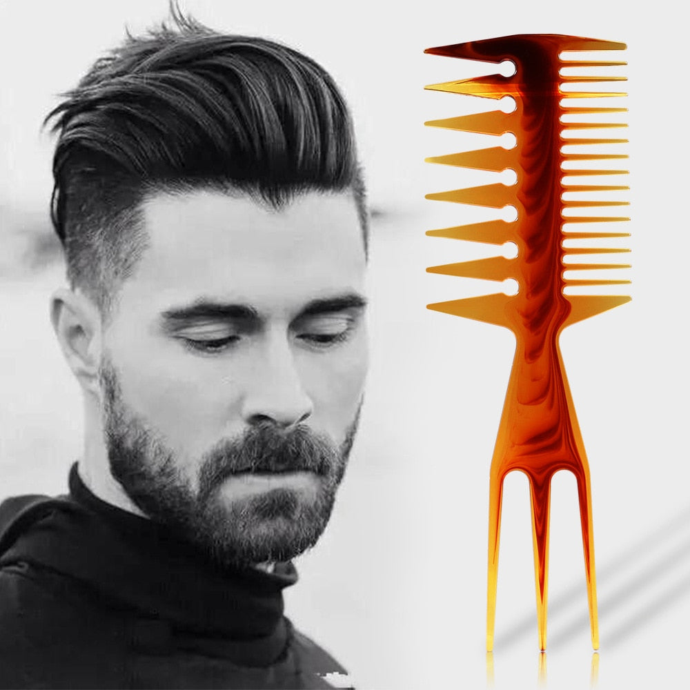 Styling hair brush oil comb Retro oil head wide