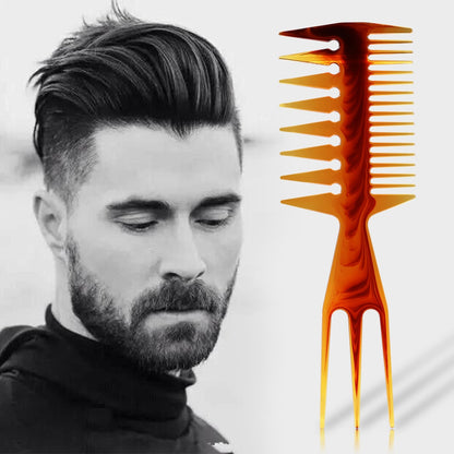 Styling hair brush oil comb Retro oil head wide