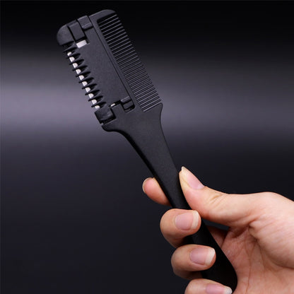 1pc Hairdressing Comb Haircut Brush Carbon