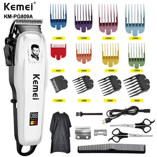 KM-PG809A Electric Hair Clipper Cordless Men's Trimmer