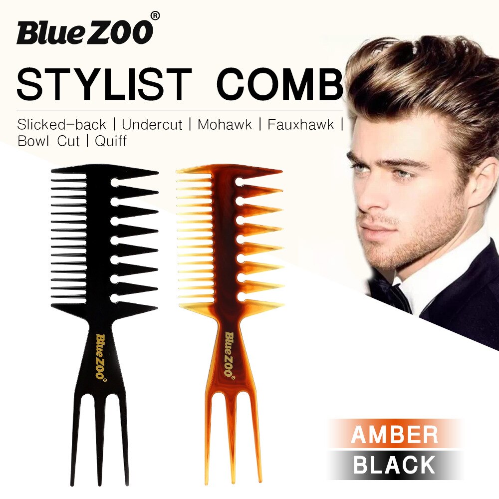 Styling hair brush oil comb Retro oil head wide