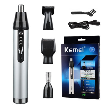 4 in 1 trimmer for men Electric Nose and ear trimmer Rechargeable Trimmer