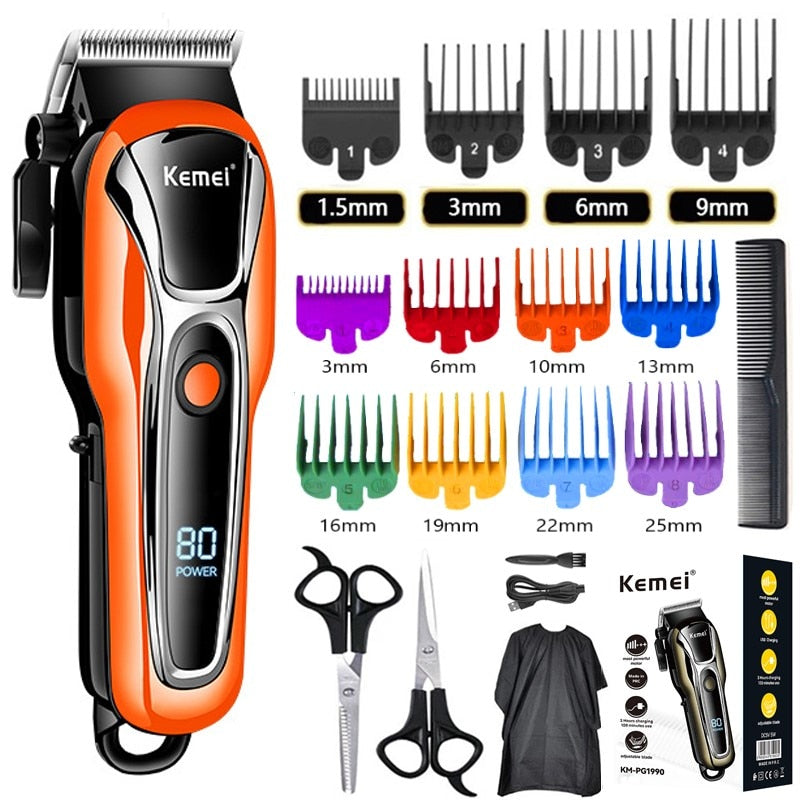 Barber Hair Clipper Professional Hair Trimmer for Men Electric Hair Cutting