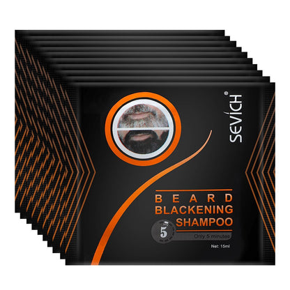 Beard Coloring 10 pieces 5 Minutes Men Efficient Blackening Beard