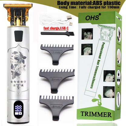 LCD Display Electric Cordless Safety Razor