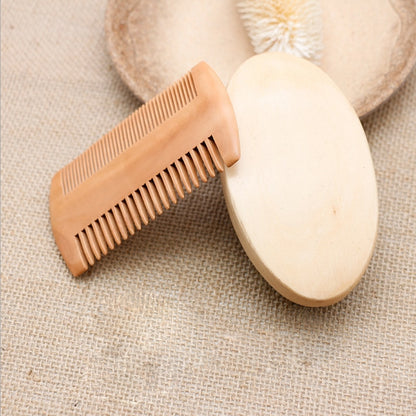 Professional Soft Boar Bristle Wood Beard