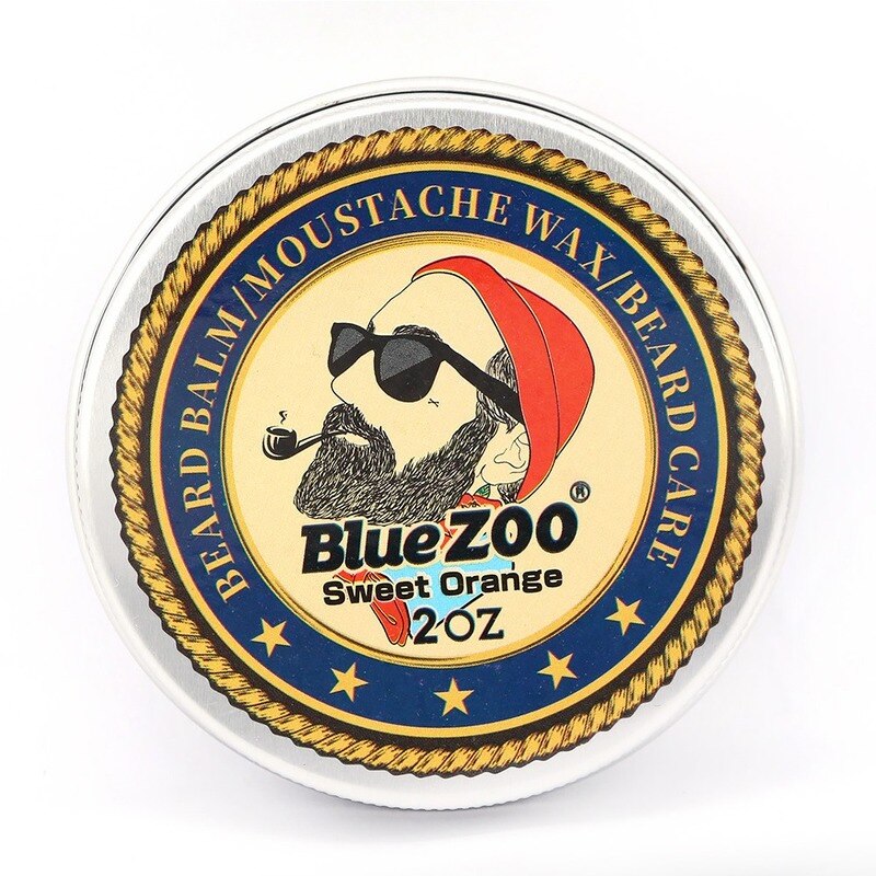 Blue ZOO Natural Beard Oil Balm Moustache Styling Beeswax BeardCare