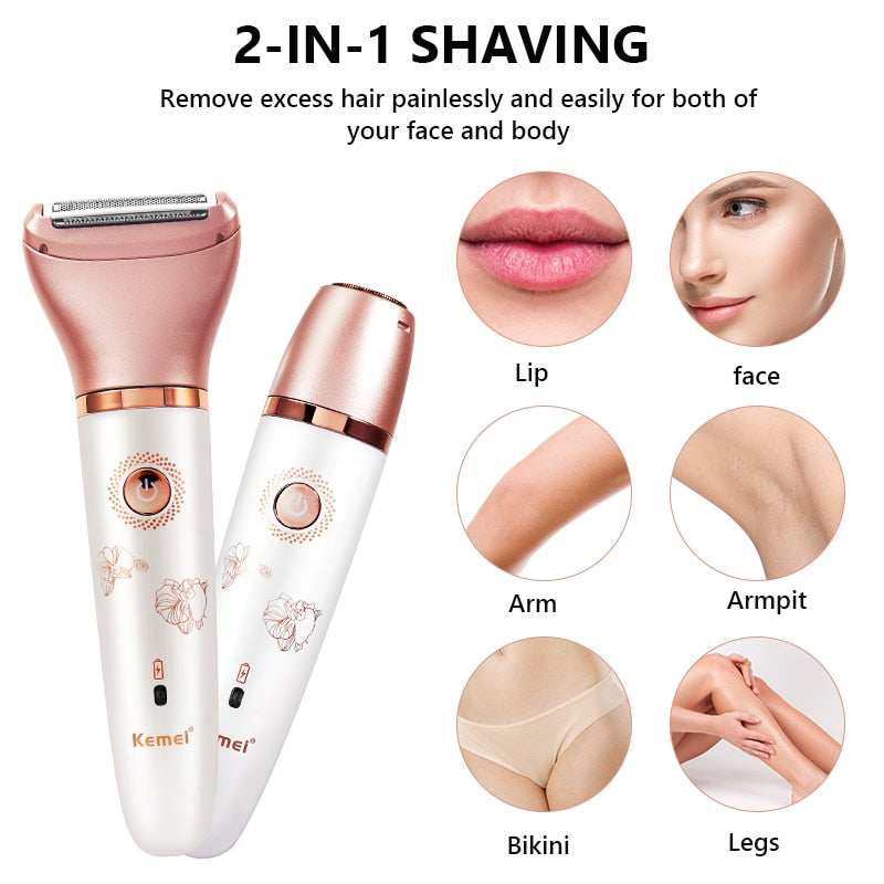 USB Rechargable Shaver For Women Facial Hair