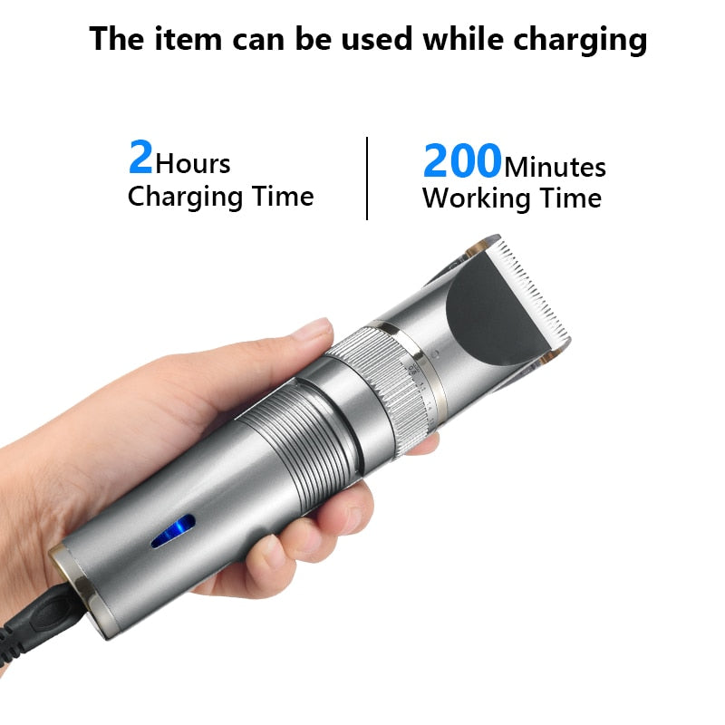 Professional Hair Trimmer Digital USB