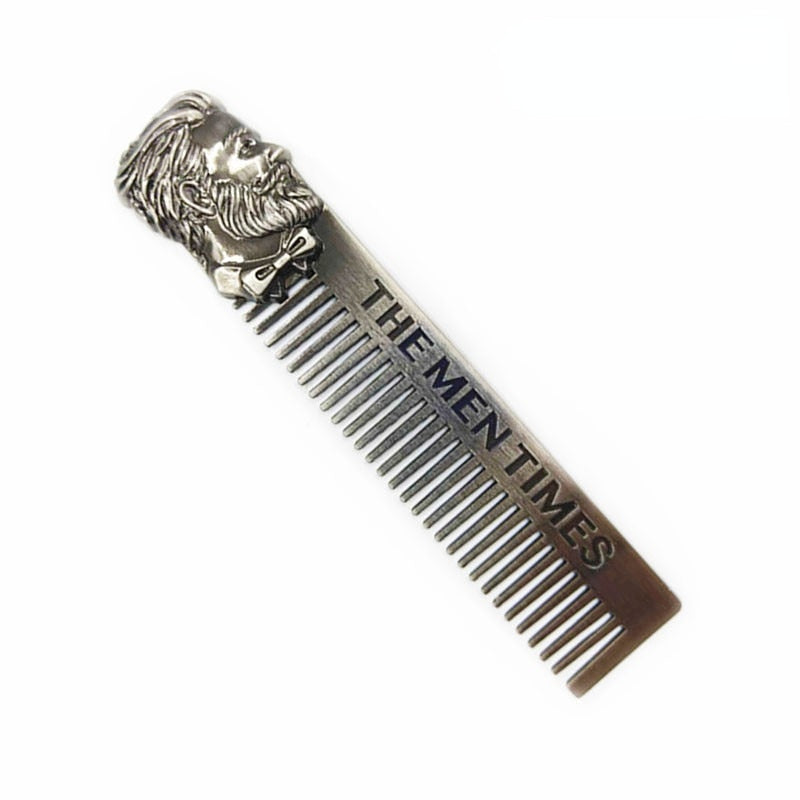 Gentleman Barber Styling Metal Comb Stainless Steel