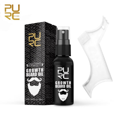 30ml PURC Beard Growth Oil Set Grow Beard