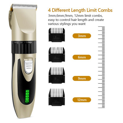 Wireless Hair Cutting Kit Beard Trimme