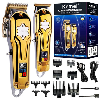 Original full metal combo kit barber hair clipper