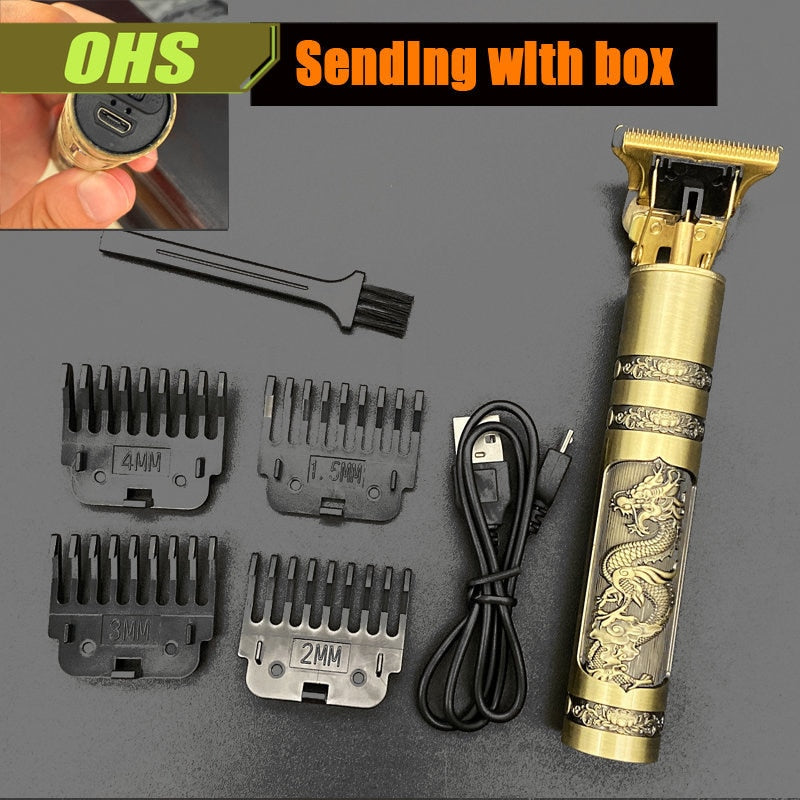 HOT T9 Professional LCD Display Electric Hair Clipper