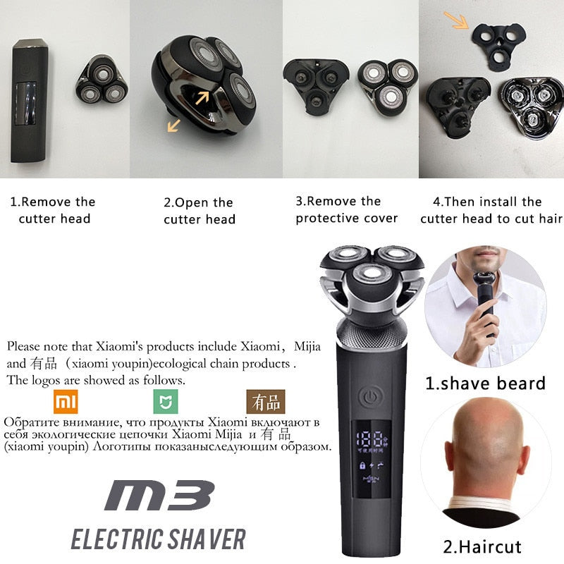 Men's Shaver Electric Razor Beard Trimmer