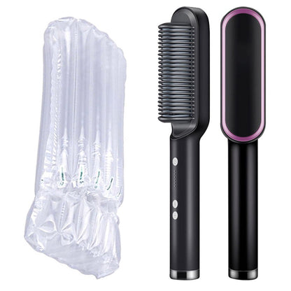 Hair Comb Brush Beard Straightener Anti-Scald Hair Straightening Comb Curling Iron Quick Beard Hair