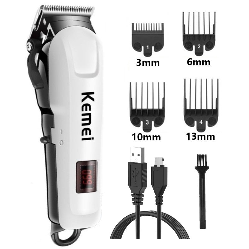 Electric Hair Clipper Hair Cut  Wireless Trimmer Professional Clipper