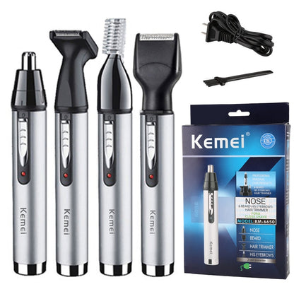 4 in1 grooming kit nose trimmer beard trimer for men