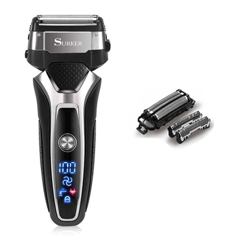 Electric shaver beard foil electric razor