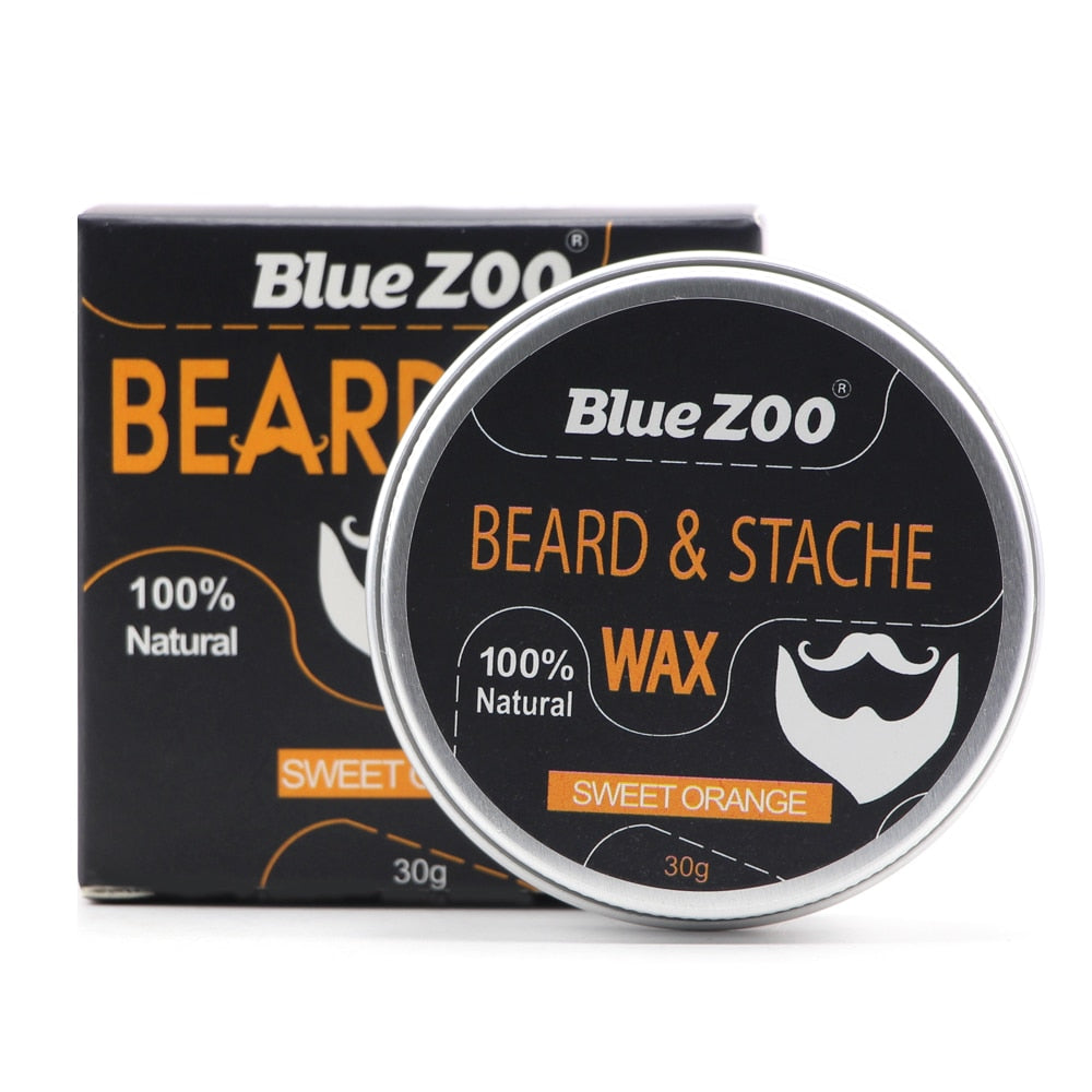 NEW 100% Organic Natural Beard Care  4 Flavors Wax