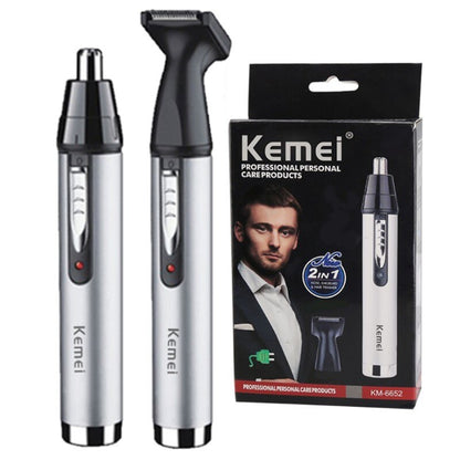 Rechargeable Nose Ear Hair Trimmer for Men Kemei Original 4 in 1