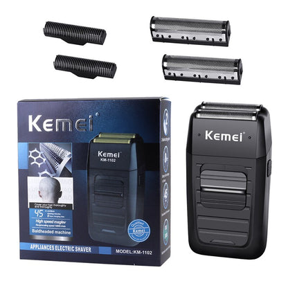 Kemei Rechargeable Reciprocating Dual-blade