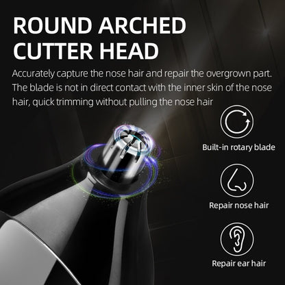 KM 1407 Rechargeable Electric Nose Hair Clipper Multifunctional Trimmer