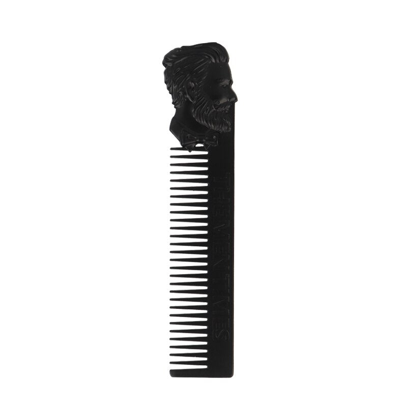 Profession Aluminum Metal Double-Sided Beard Comb