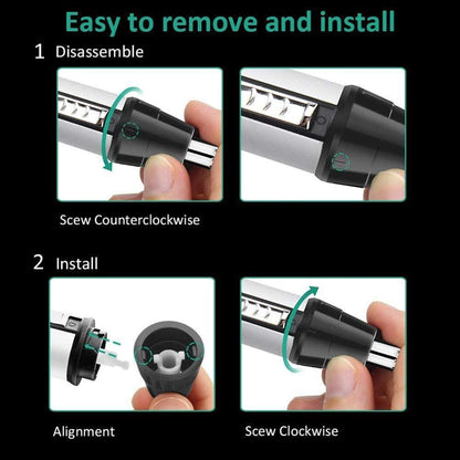 Rechargeable Nose Ear Hair Trimmer for Men