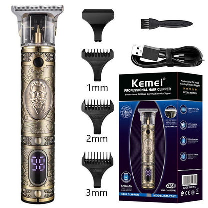 700B Electric Pro Li Clippers Barber 0mm Hair Trimmer Haircut Shaver