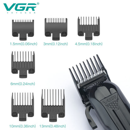 VGR Hair Clipper Professional Hair Cutting Machine Hair Trimmer Cordless