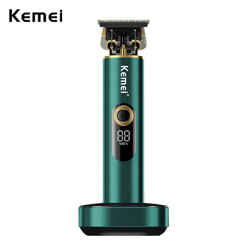 T9 Professional Hair Trimmer Men T-Blade Gapped Clipper Finish Hair Cutting